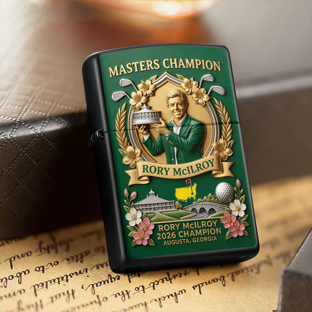 Masters Tournament x Rory McIlroy 2026 Champion Zippo Lighter Case (No Insert) – HOATT17455