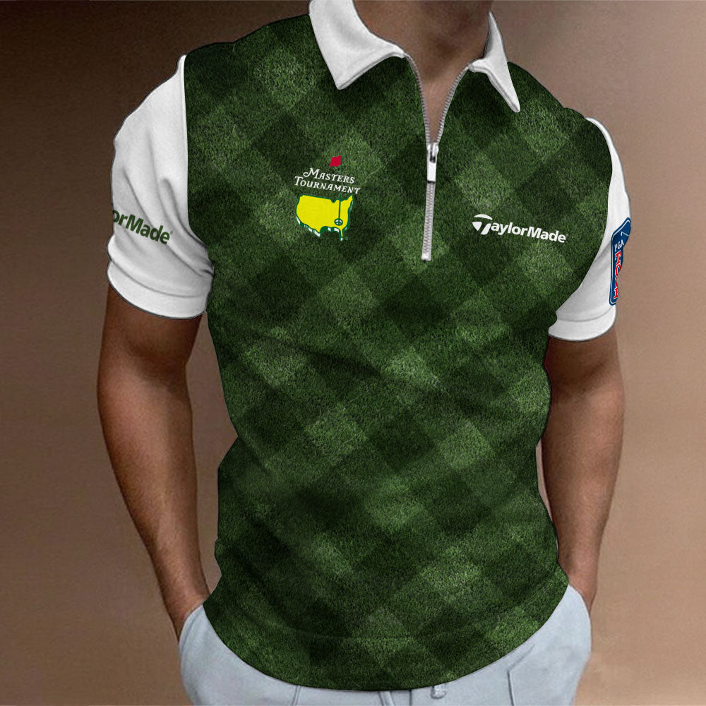 Masters Tournament x TAYL Zip Polo Shirt – MAITM15057