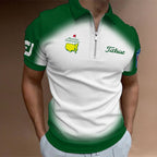 Masters Tournament x TITL Zip Polo Shirt – MAITM15053