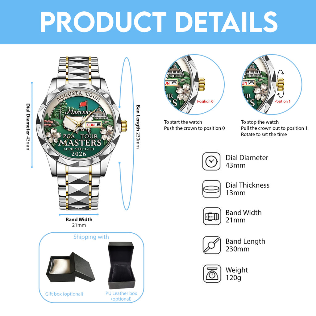 Masters Tournament Alloy Luxury Quartz Watch – HOATT17313