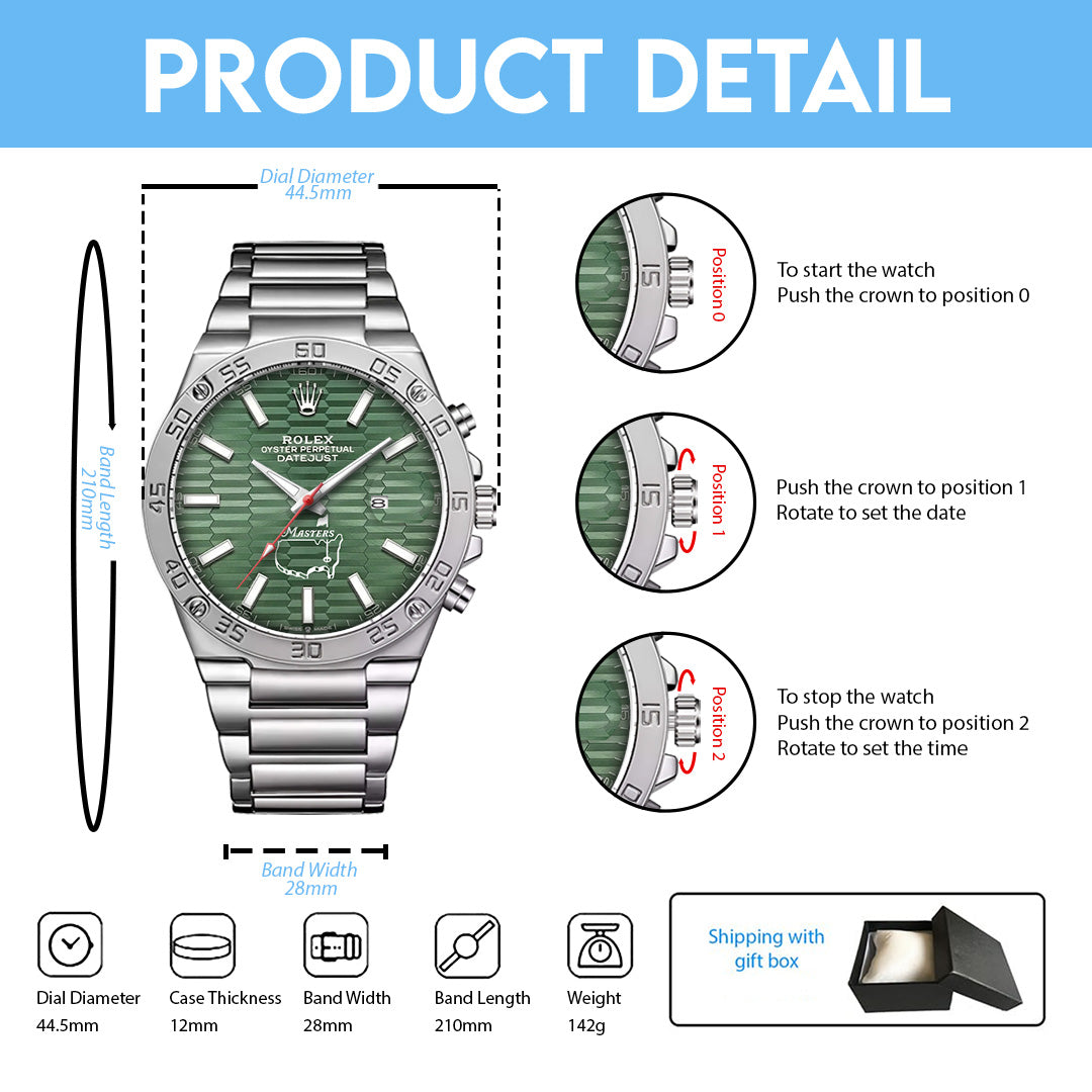 Masters Tournament x Rolex Gentleman Stainless Steel Watch – MAITM15135