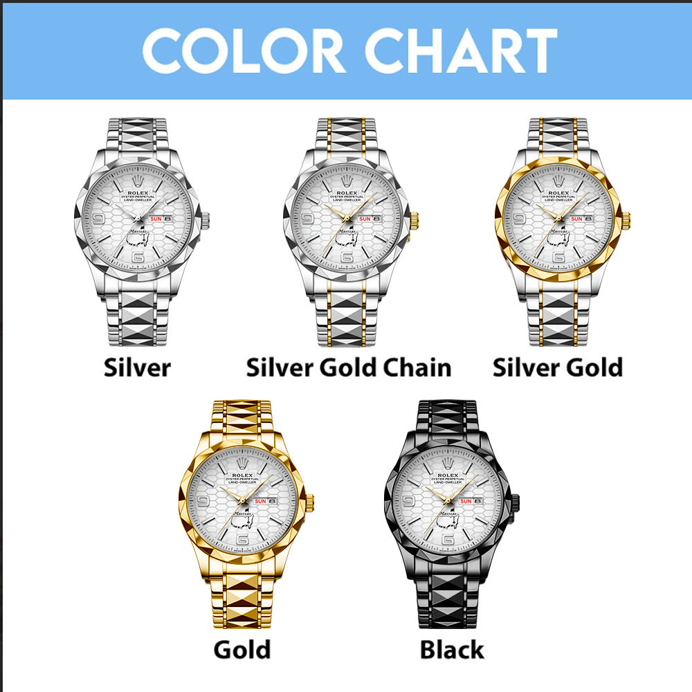 Masters Tournament x Rolex Alloy Luxury Quartz Watch – GNE5772