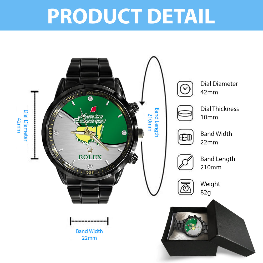 Masters Tournament x Rolex Black Stainless Steel Watch – MAITM 6261