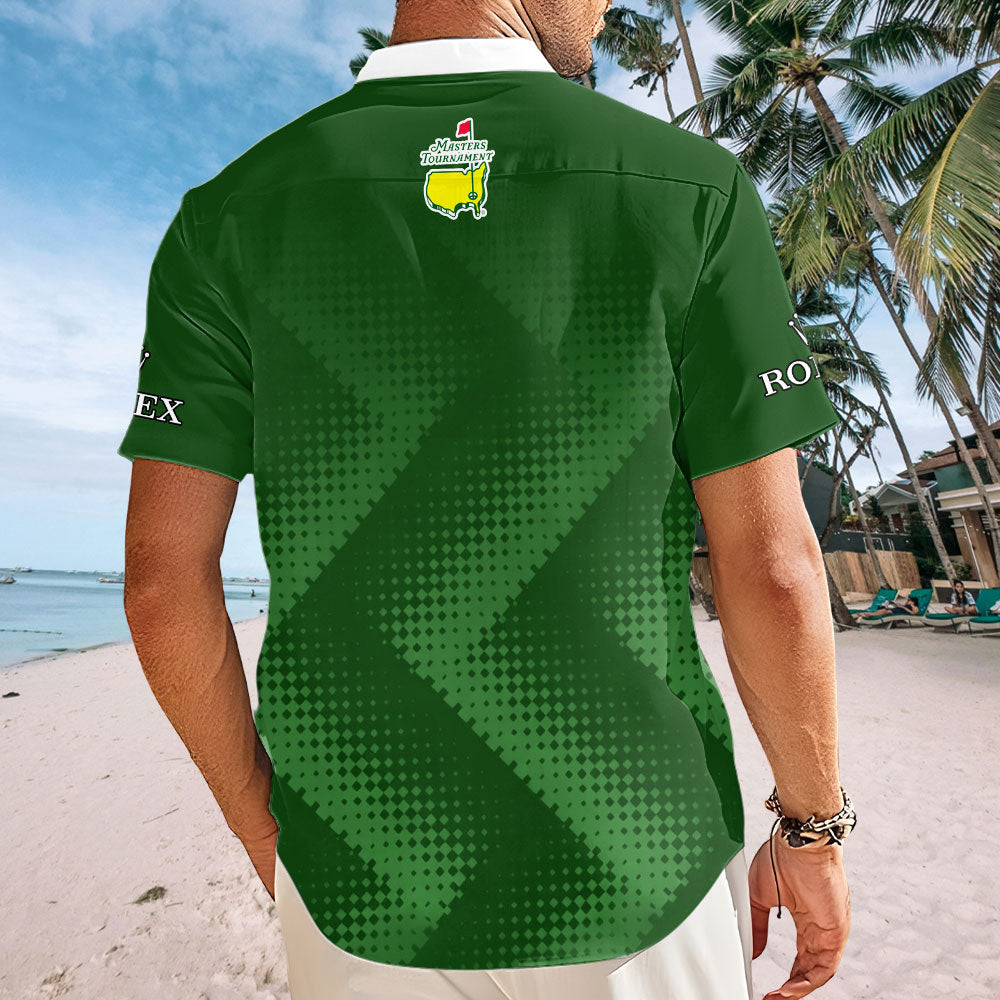 Masters Tournament x Rolex Short Sleeve Button-Down Shirt – TMTHU5047