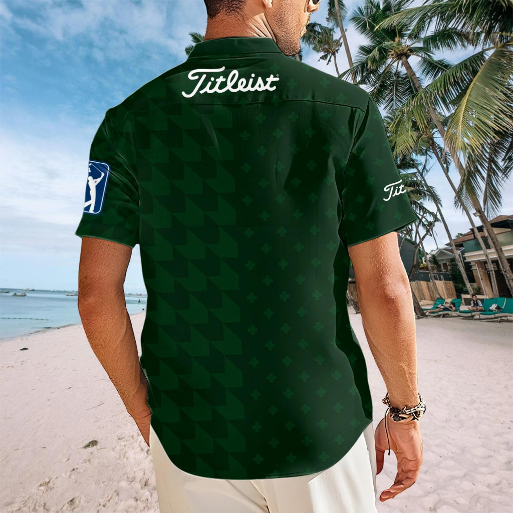 Masters Tournament x TITL Short Sleeve Button-Down Shirt – HOATT17479