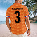Max Verstappen Short Sleeve Button-Down Shirt – TANTN22475