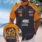 McLaren x Lando Norris 2025 World Champion Short Sleeve Button-Down Shirt – MAITM14033