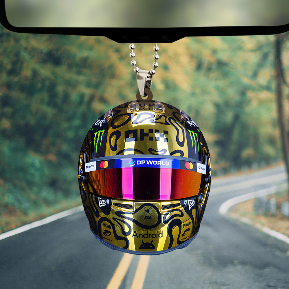 McLaren x Lando Norris World Champions 2025 Custom shape 2-sided Acrylic Car Ornament – TANTN19255