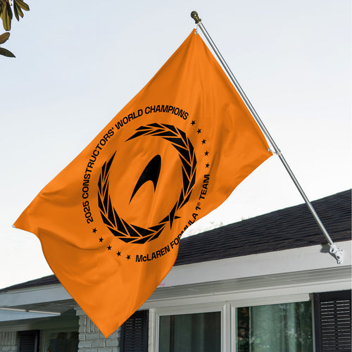 McLaren Formula 1 Team 2025 Constructors' 10 Times 3D Double-side House Flag – TANTN17191