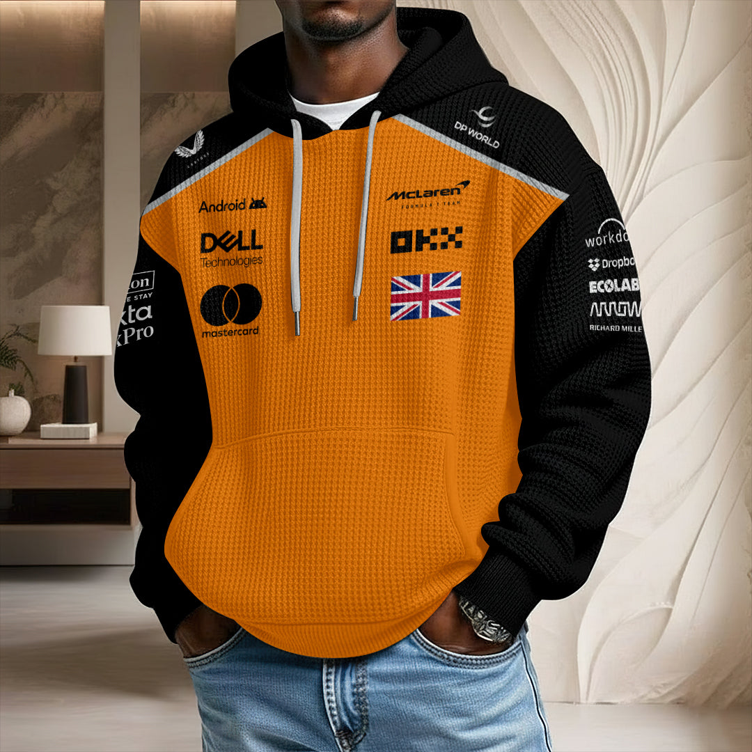 McLaren x Lando Norris 2025 World Champions 3D Unisex Waffle Hoodie – HOATT15125