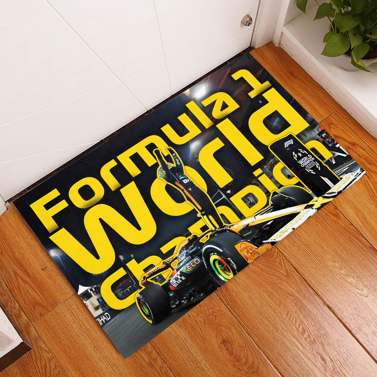 McLaren x Lando Norris World Champion 2025 Doormat – TMTHU2530