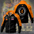 McLaren x Lando Norris World Champions 2025 Thick Knit Fleece Jacket – TANTN19236