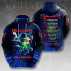 Megadeth 2025 World Tour 3D Apparel – HOATT13450