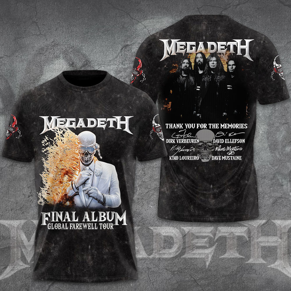 Megadeth 3D Apparel – TANTN15420
