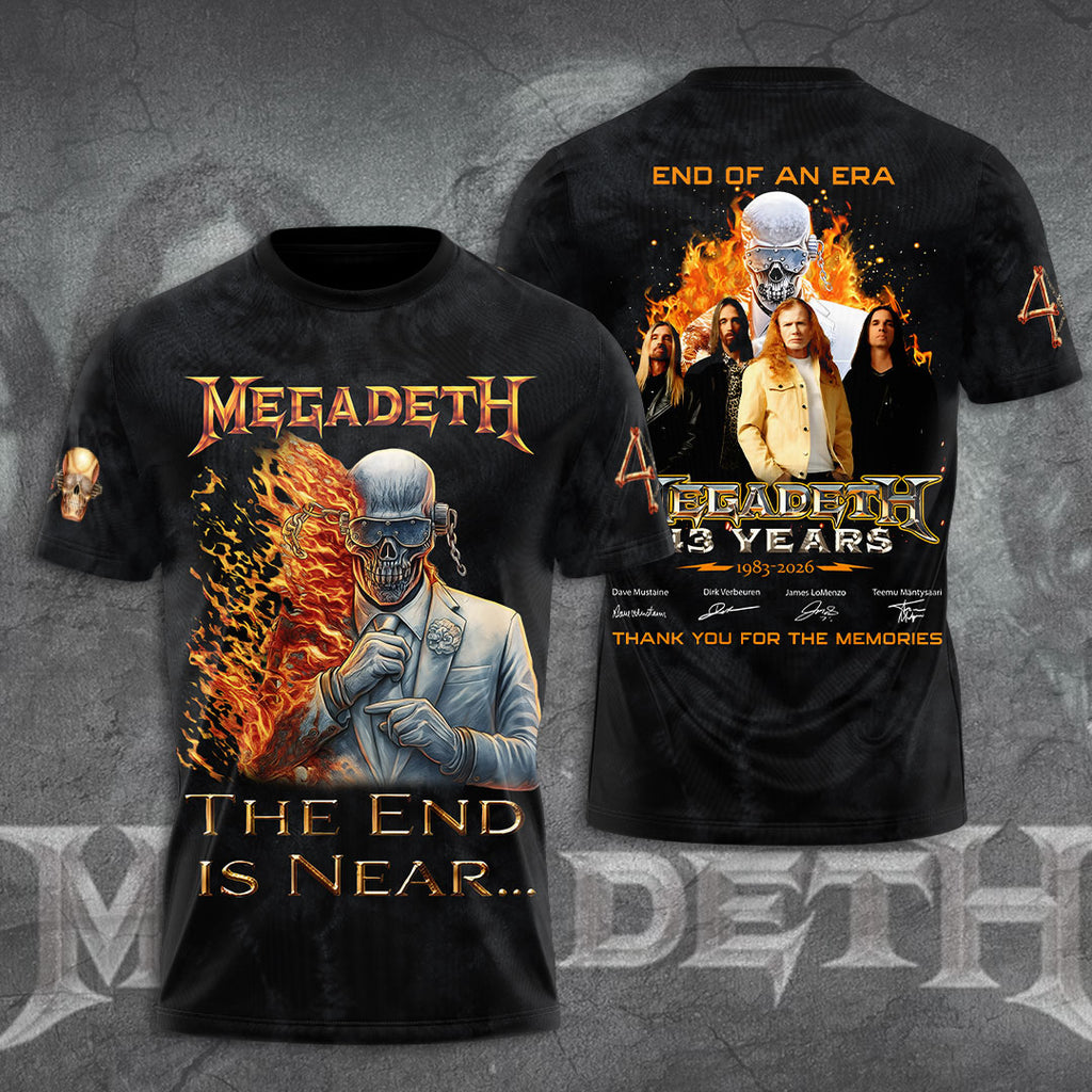 Megadeth 3D Apparel – TANTN15444