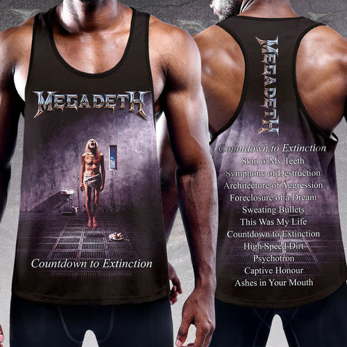 Megadeth Y-Back Muscle Tank Top – HOATT12374