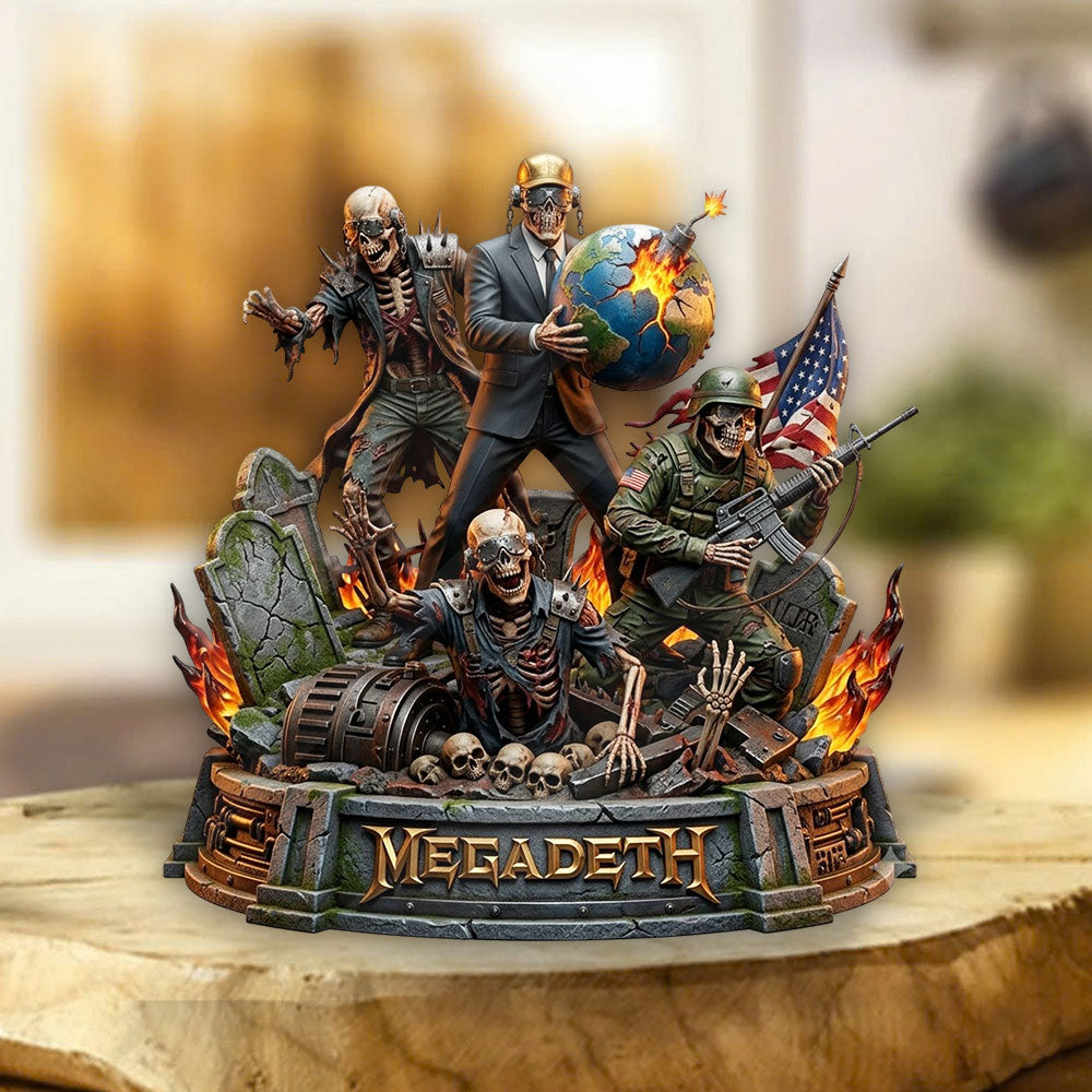 Megadeth Custom Shape Acrylic Plaque – TMTHU6307