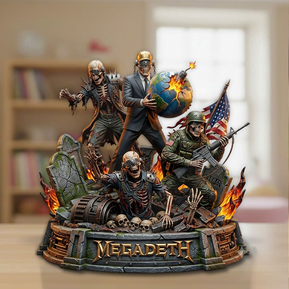 Megadeth Custom Shape Acrylic Plaque – TMTHU6307