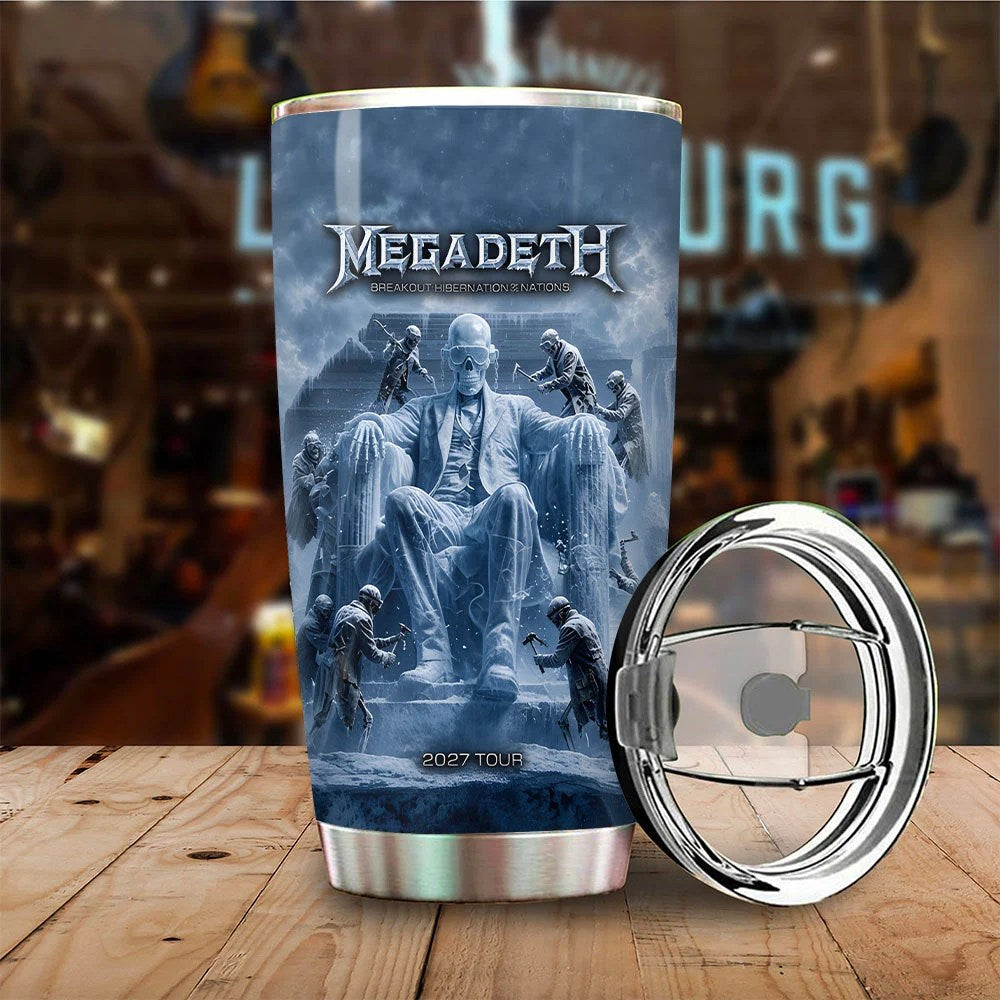 Megadeth Tour 2027 Tumbler Cup – TANTN25279