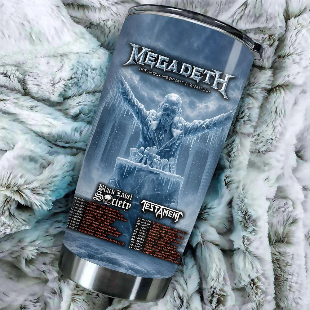 Megadeth Tour 2027 Tumbler Cup – TANTN25279