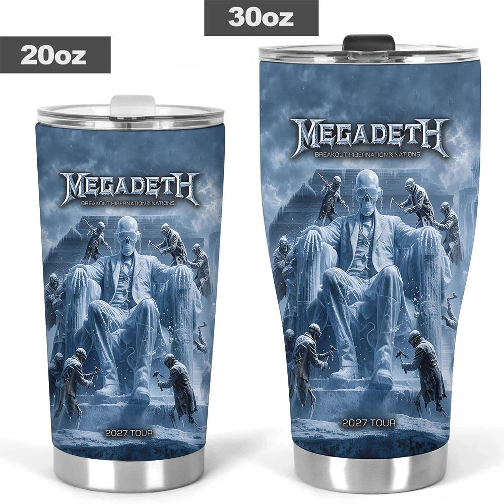 Megadeth Tour 2027 Tumbler Cup – TANTN25279