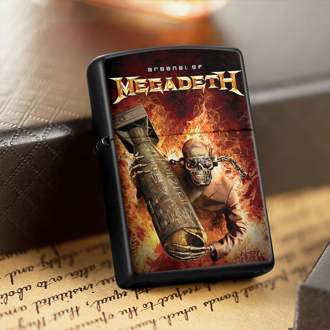 Megadeth Zippo Lighter Case (No Insert) – HOATT13392