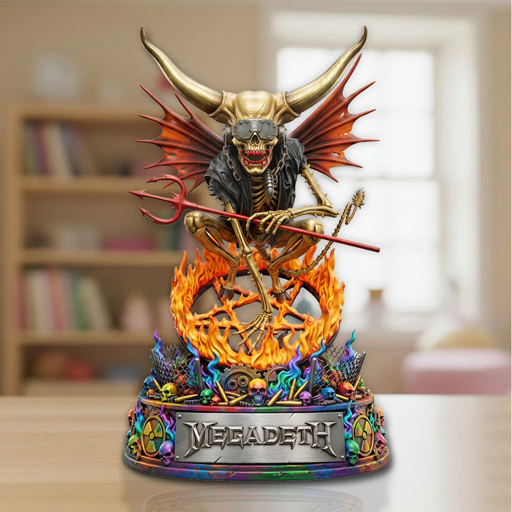 Megadeth Custom Shape Acrylic Plaque – TMTHU6185