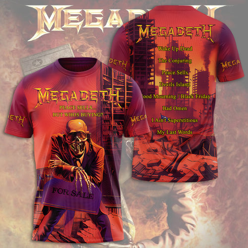 Megadeth 3D Apparel – HOATT13393