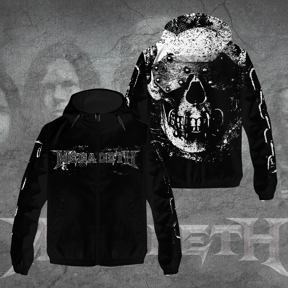 Megadeth 3D Windbreaker Jacket – TANTN17390