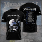 Megadeth Tour 2026 3D Apparel – GNE6267