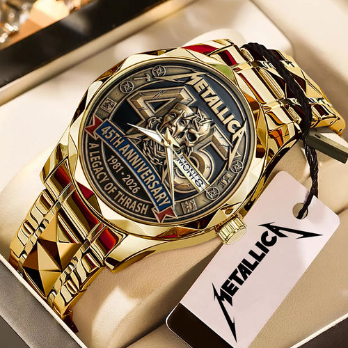 Metallica 45th Anniversary Alloy Luxury Quartz Watch – MAITM15047