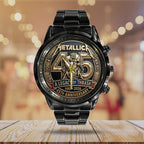 Metallica 45th Anniversary Black Stainless Steel Watch – TANTN21576