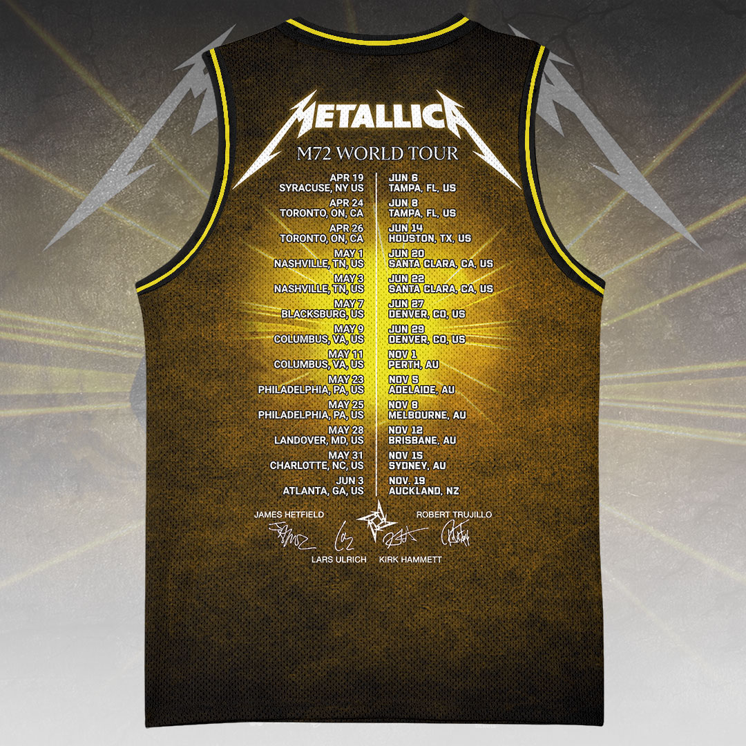 Metallica Basketball Jersey – HOATT 11342