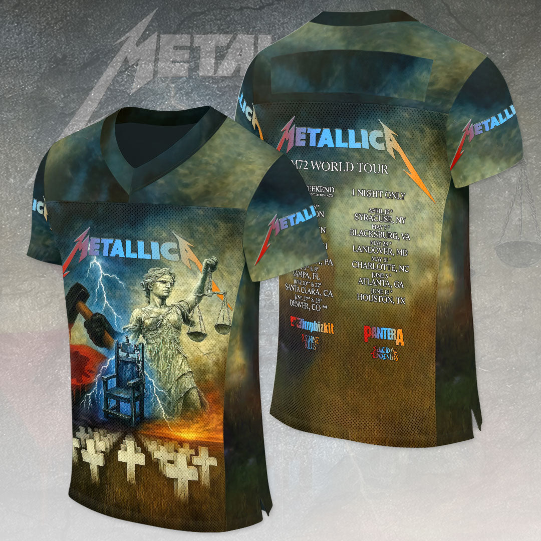 Metallica 3D Football Jersey – HOATT 11920