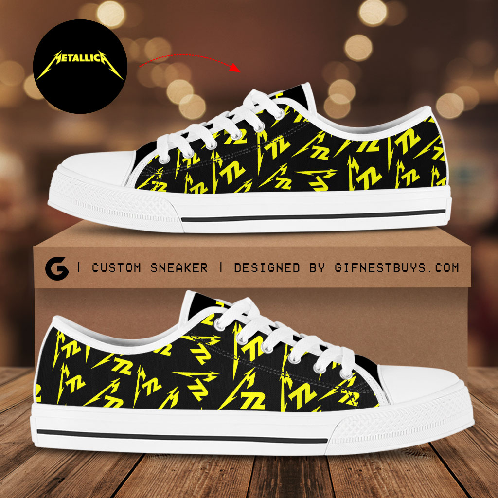 Metallica Low Top Canvas Shoes – TANTN13069