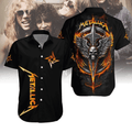 Metallica Short Sleeve Button-Down Shirt – ANHNV 6220