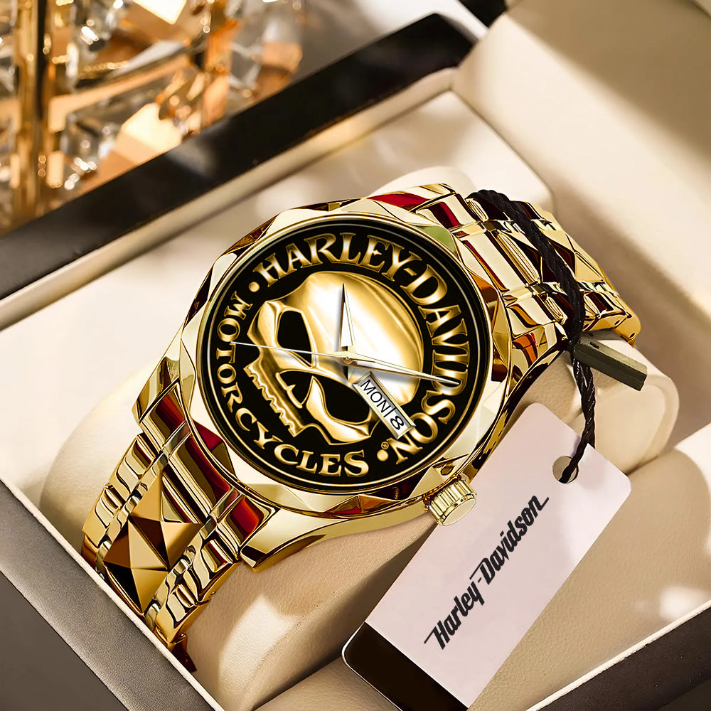 Harley Davidson Alloy Luxury Quartz Watch – GNE 3904