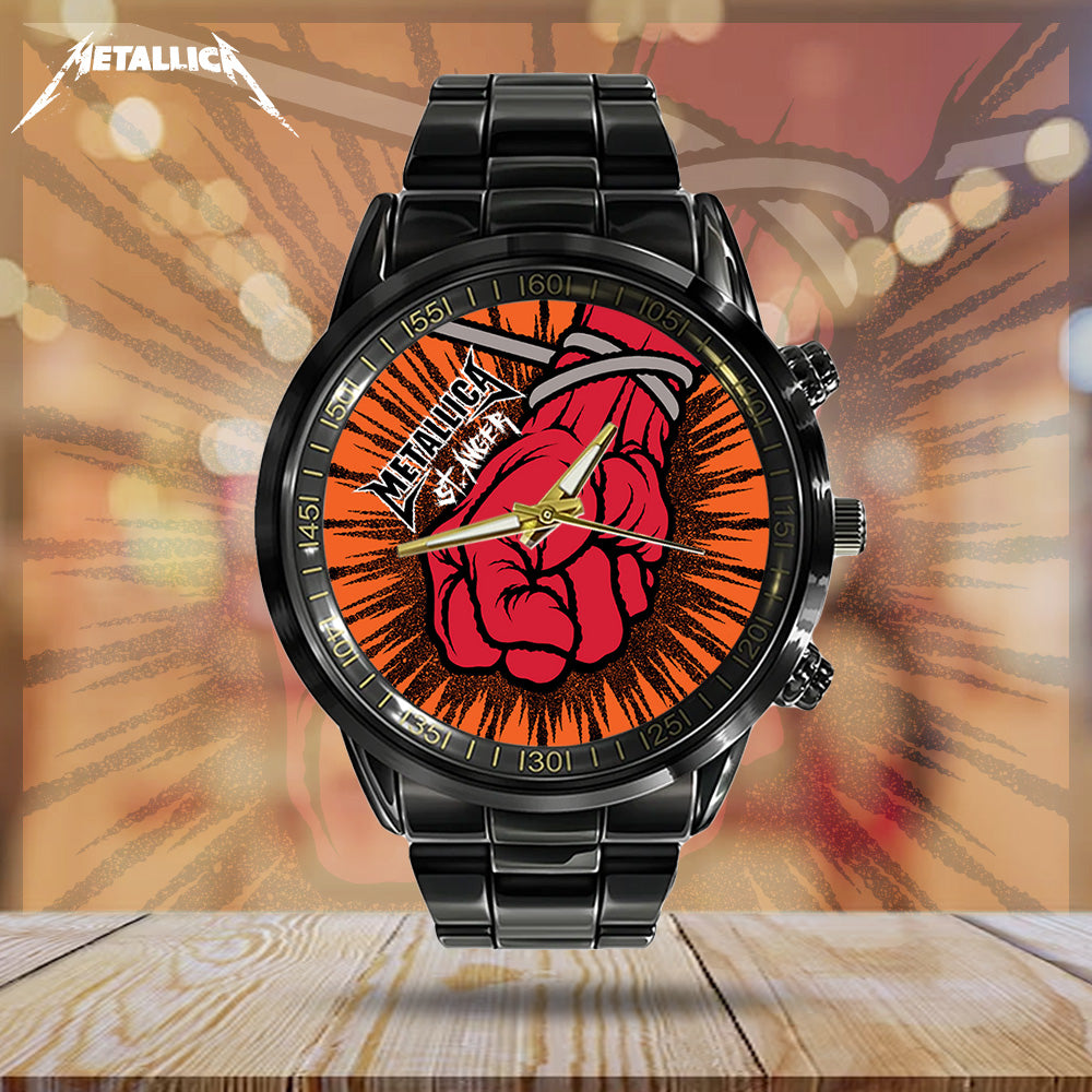 Metallica Black Stainless Steel Watch – GNE 3084