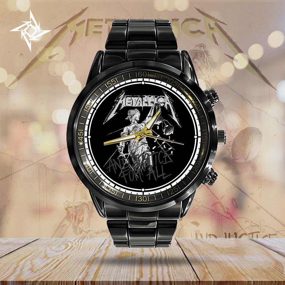 Metallica Black Stainless Steel Watch – GNE 3033