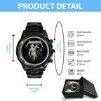 Metallica Black Stainless Steel Watch – GNE 3033
