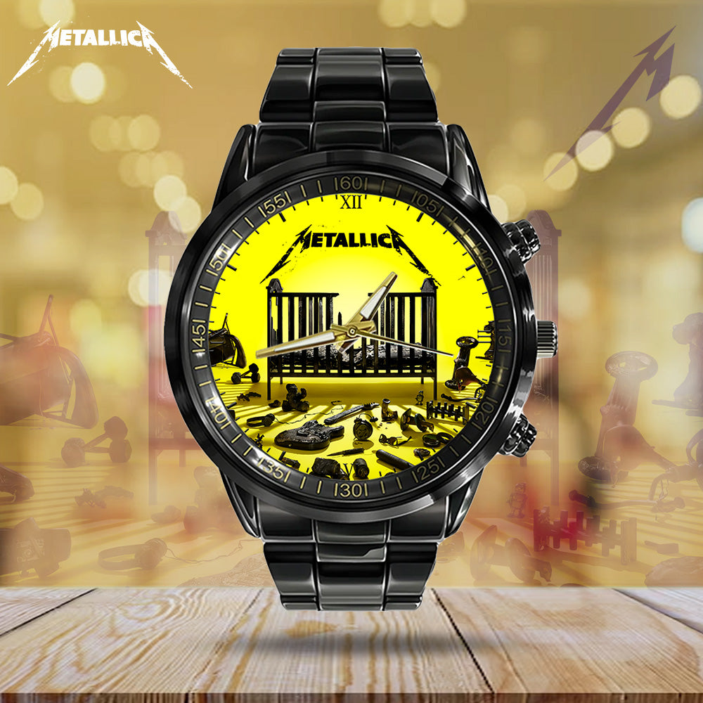 Metallica Black Stainless Steel Watch – GNE 3039