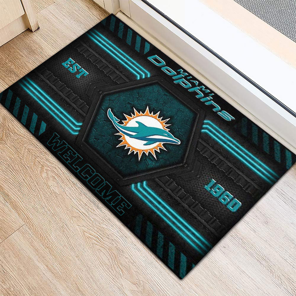 Miami Dolphins Custom Doormat – MAITM13170