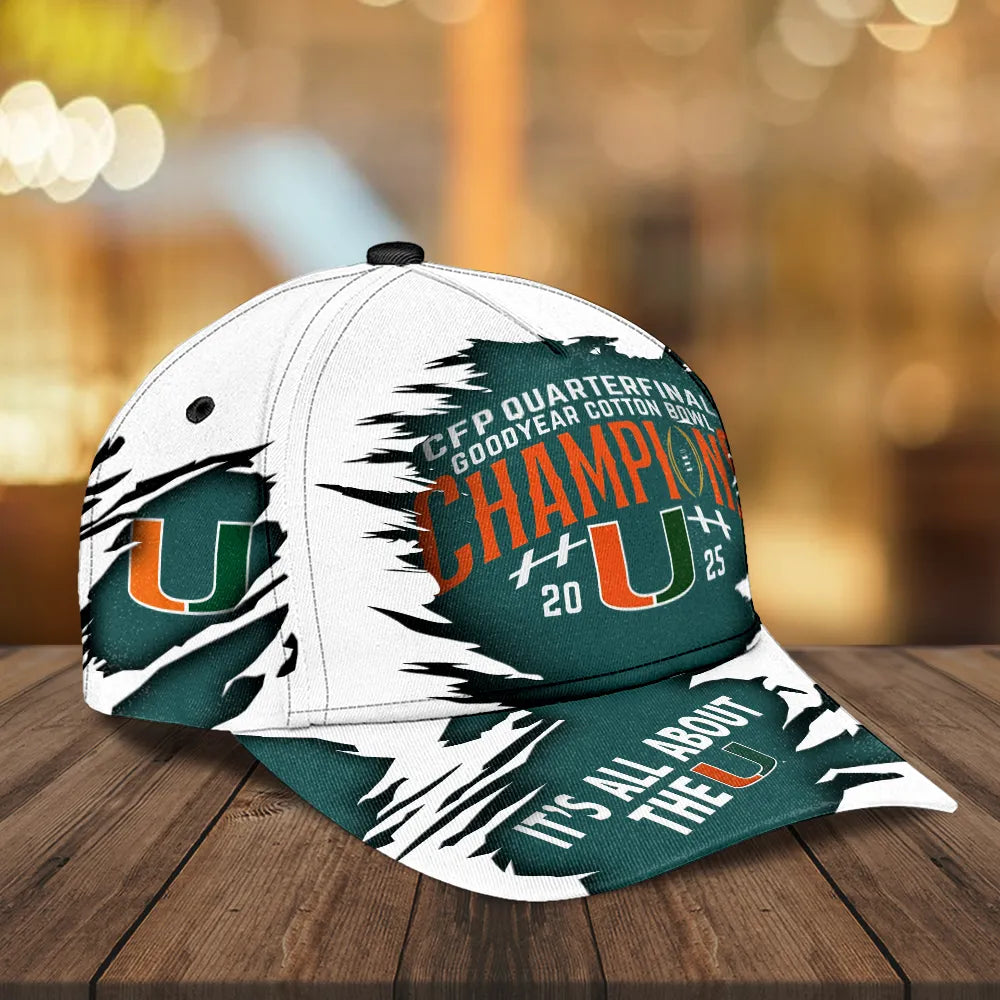 Miami Hurricanes Football Cotton Bowl Champions Classic Cap – MAITM14324