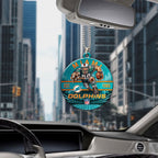 Miami Dolphins Custom shape 2-sided Acrylic Car Ornament – HOATT12915
