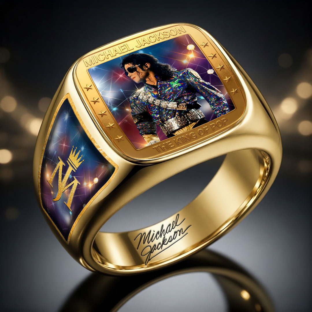 Michael Jackson 3D Engraved Ring – HOATT19366