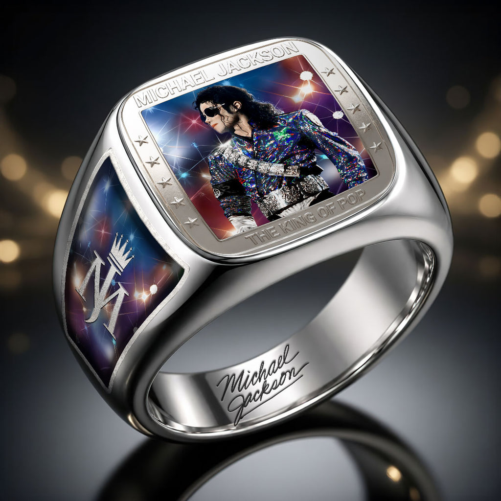 Michael Jackson 3D Engraved Ring – HOATT19366