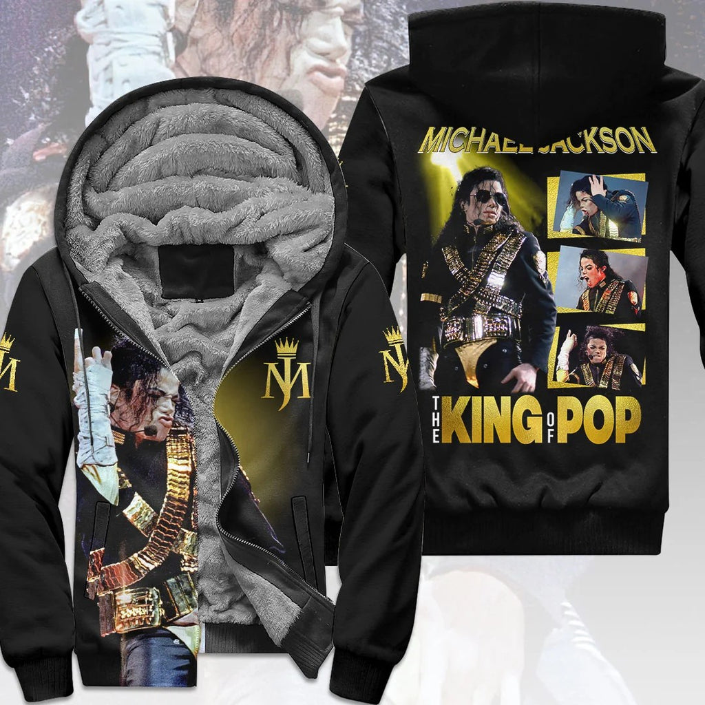 Michael Jackson 3D Fleece Zip Hoodie – HOATT21256