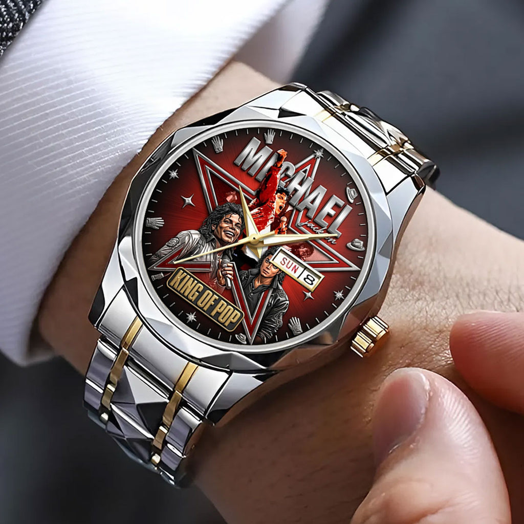 Michael Jackson Alloy Luxury Quartz Watch – TMTHU6480