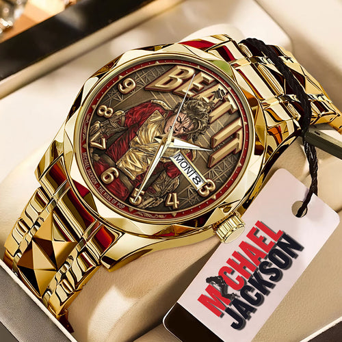 Michael Jackson Alloy Luxury Quartz Watch – TMTHU7098