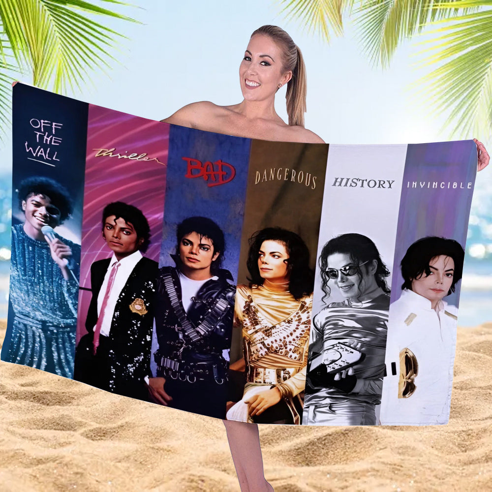 Michael Jackson Rectangle Beach Towel – TMTHU6547